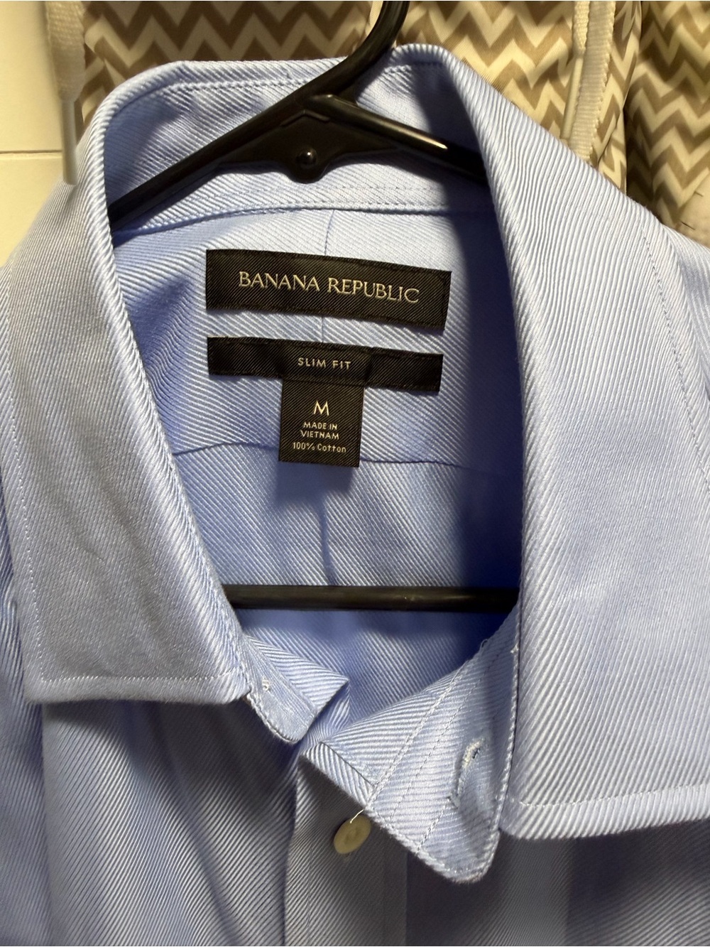 Banana Republic Slim Fit Light Blue Men's Dress Shirt